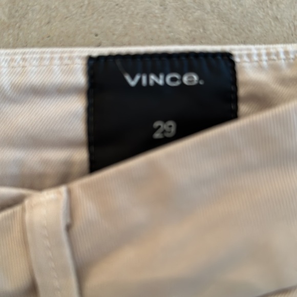 Vince khaki pants, all cotton, cropped ankle .. no stain, little wear - Picture 5 of 5